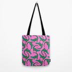 Crocodiles (Pink and Green) Tote Bag Gallery Image 2