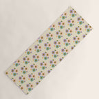 Blooming Flower - Cream  Yoga Mat Gallery Image 1
