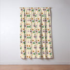 Blooming Flower - Cream  Window Curtain Gallery Image 3