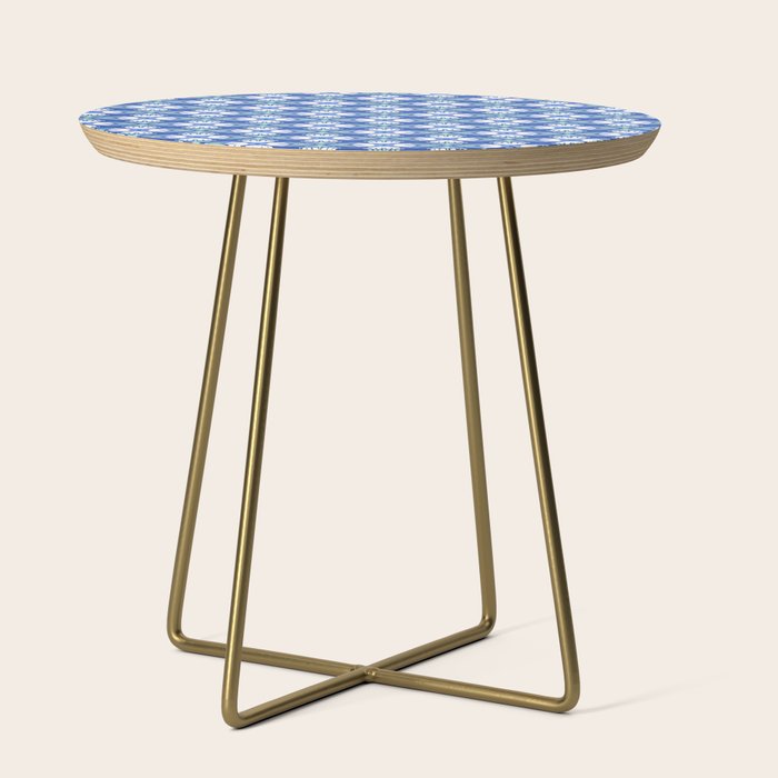 Funky Wavy Daisy Pattern Side Table Gallery Image 1
