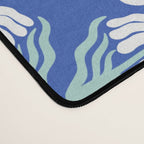 Funky Wavy Daisy Pattern Desk Mat Gallery Image 4