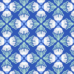 Funky Wavy Daisy Pattern Coffee Mug Gallery Image 2