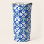 Funky Wavy Daisy Pattern Travel Mug Gallery Image 2