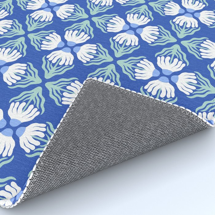 Funky Wavy Daisy Pattern Rug Gallery Image 4