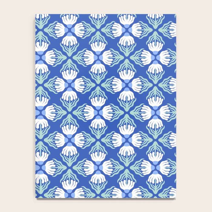 Funky Wavy Daisy Pattern Notebook Gallery Image 4