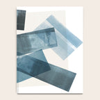 Rectangular Shapes Blue Geometric Abstract Notebook Gallery Image 4