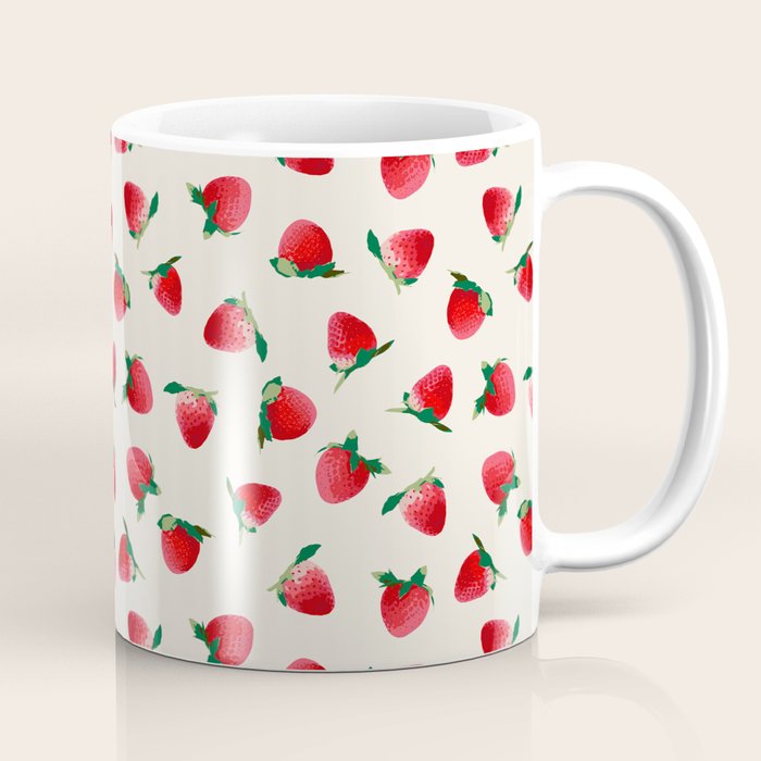 Strawberry pattern Coffee Mug Gallery Image 1