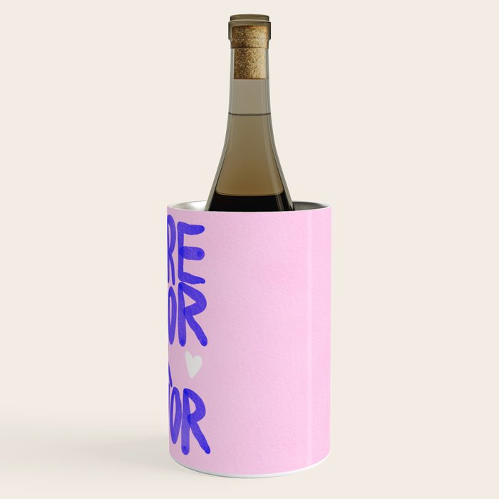 More Amor por favor - brush typography love quote Wine Chiller Gallery Image 3