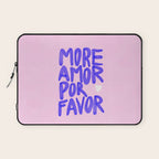 More Amor por favor - brush typography love quote Laptop Sleeve Gallery Image 1