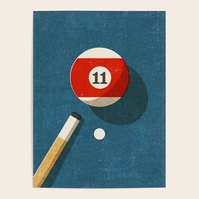 BILLIARDS / Ball 11 Poster Gallery Image 4