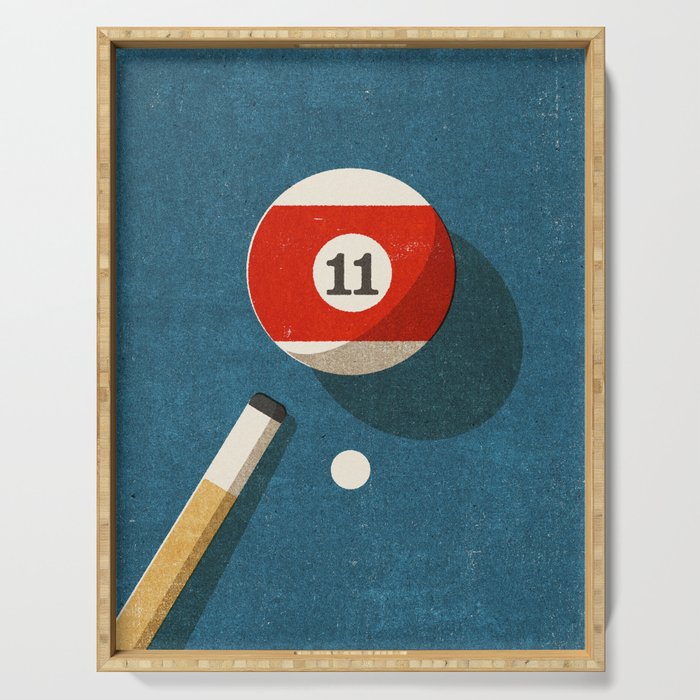 BILLIARDS / Ball 11 Serving Tray Gallery Image 1