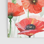 Summer Botanical Poppies Field Poster Gallery Image 3