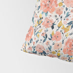 Tropical Coral Floral Pillow Sham Gallery Image 4