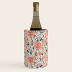 Tropical Coral Floral Wine Chiller Gallery Image 2