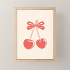 Cherry Bow Delight Mini Art Print Gallery Image 1