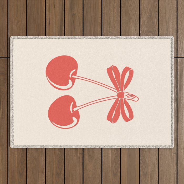 Cherry Bow Delight Outdoor Rug Gallery Image 1