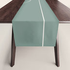 Modern Minimal Line Abstract XXIV Table Runner Gallery Image 1