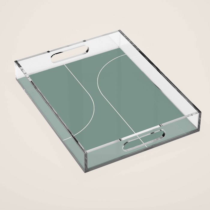 Modern Minimal Line Abstract XXIV Acrylic Tray Gallery Image 1