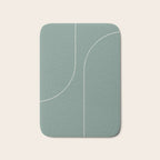 Modern Minimal Line Abstract XXIV Bath Mat Gallery Image 1