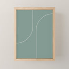 Modern Minimal Line Abstract XXIV Mini Art Print Gallery Image 1