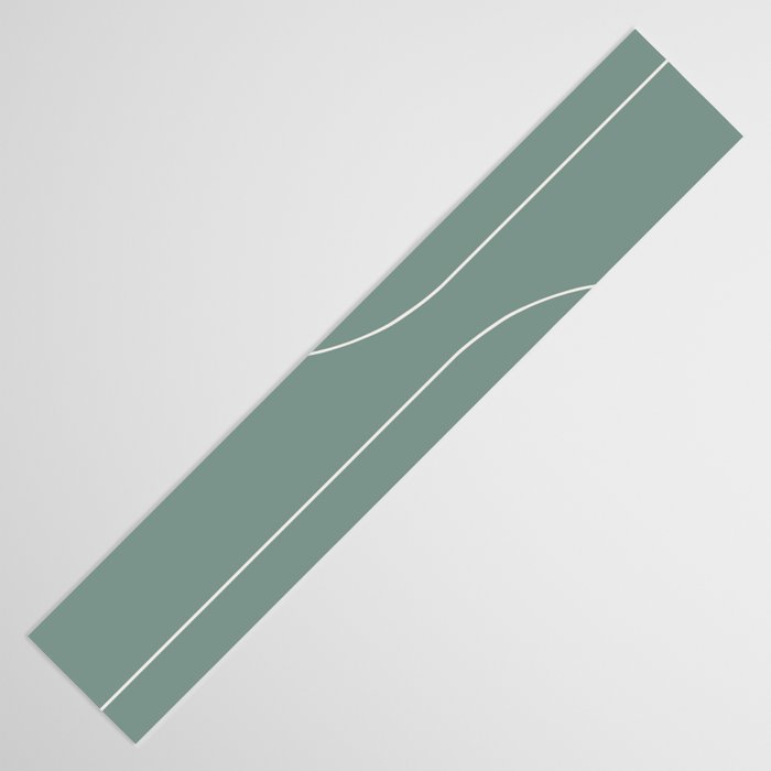 Modern Minimal Line Abstract XXIV Table Runner Gallery Image 3