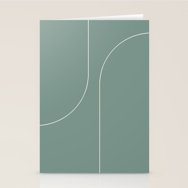 Modern Minimal Line Abstract XXIV Stationery Card Gallery Image 2