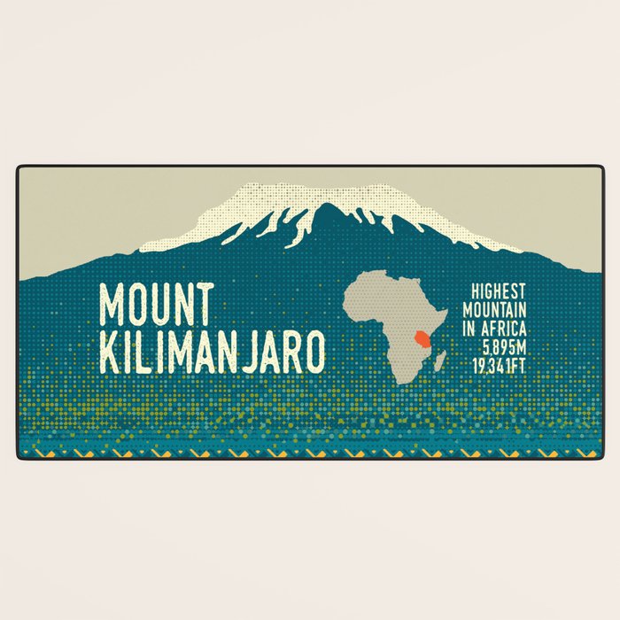 Mount Kilimanjaro Desk Mat Gallery Image 3