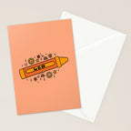 Leo Crayon Stationery Card Gallery Image 2