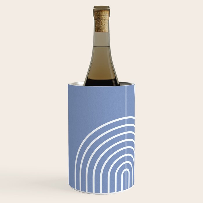 Periwinkle Blue Minimalist Wine Chiller Gallery Image 2