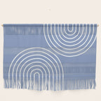 Periwinkle Blue Minimalist Wall Hanging Gallery Image 1