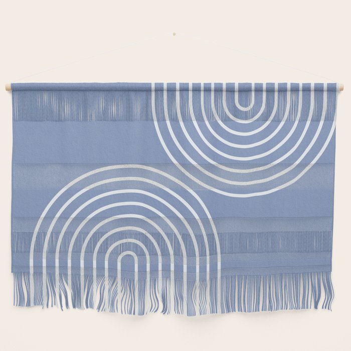Periwinkle Blue Minimalist Wall Hanging Gallery Image 1
