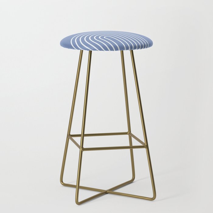Periwinkle Blue Minimalist Stool Gallery Image 2