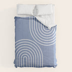 Periwinkle Blue Minimalist Comforter Gallery Image 6