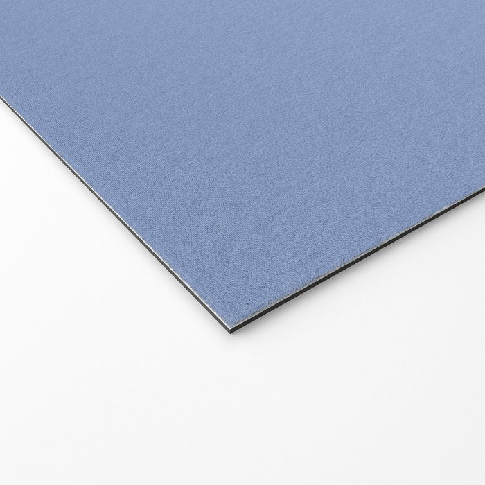 Periwinkle Blue Minimalist Welcome Mat Gallery Image 2