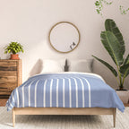 Periwinkle Blue Minimalist Comforter Gallery Image 3