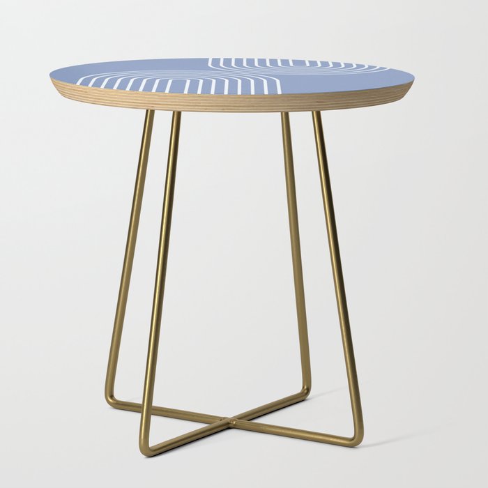 Periwinkle Blue Minimalist Side Table Gallery Image 1