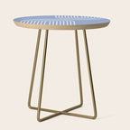 Periwinkle Blue Minimalist Side Table Gallery Image 1