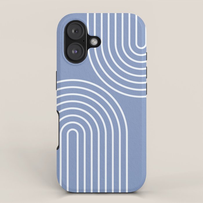 Periwinkle Blue Minimalist iPhone Case Gallery Image 1