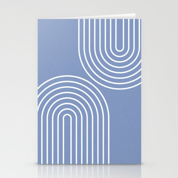 Periwinkle Blue Minimalist Stationery Card Gallery Image 2