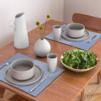 Periwinkle Blue Minimalist Placemat Gallery Image 2