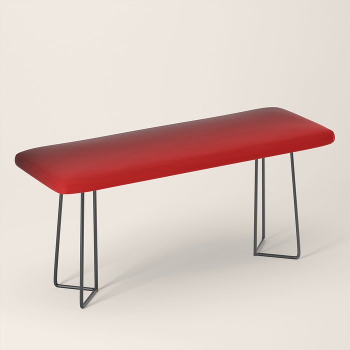Black Red Neon Nights Ombre Bench Gallery Image 1