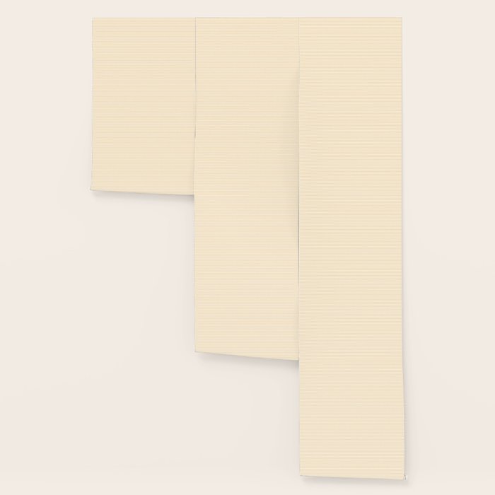 Moccasin Yellow White Horizontal Stripe Pattern for Cozy Interior Accents Wallpaper Gallery Image 3