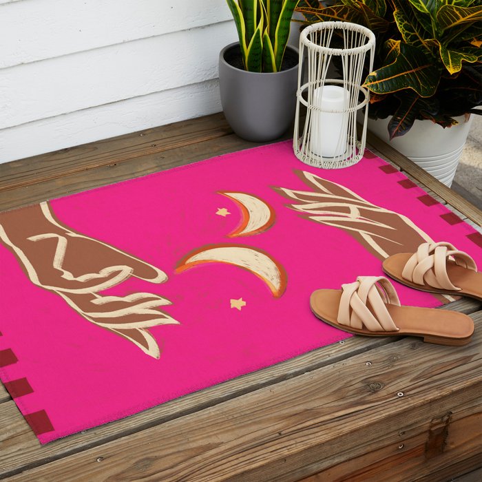 A Couple Of Moons Outdoor Rug Gallery Image 2