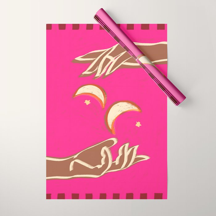 A Couple Of Moons Wrapping Paper Gallery Image 1