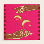 A Couple Of Moons Wood Wall Art Gallery Image 1