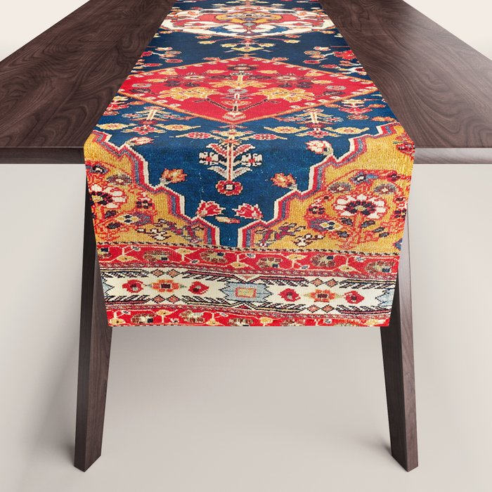 Qashqaâi Kashkuli Fars Southwest Persian Rug Print Table Runner Gallery Image 1