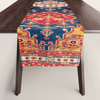 Qashqaâi Kashkuli Fars Southwest Persian Rug Print Table Runner Gallery Image 1