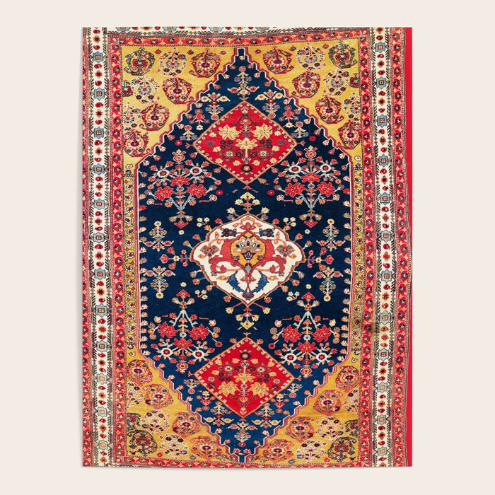 Qashqaâi Kashkuli Fars Southwest Persian Rug Print Poster Gallery Image 1
