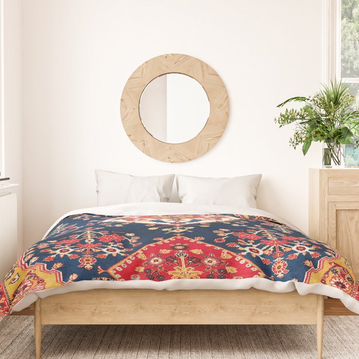 Qashqaâi Kashkuli Fars Southwest Persian Rug Print Duvet Cover Gallery Image 3