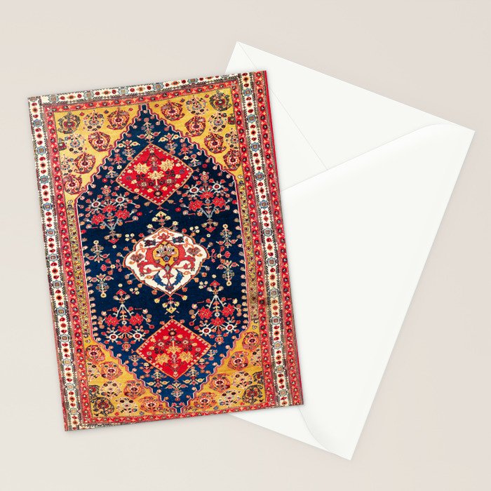 Qashqaâi Kashkuli Fars Southwest Persian Rug Print Stationery Card Gallery Image 2